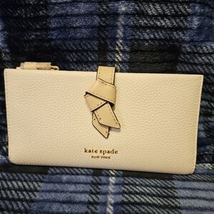 White Kade Spade wallet nwot